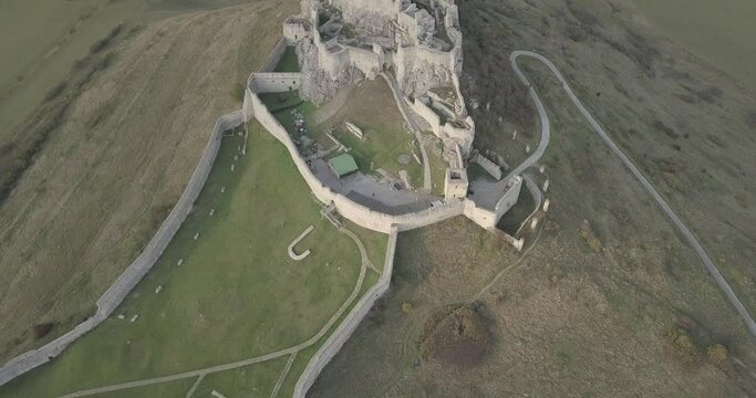 Castle in Slovakia. Spi&scaron; Castle.
 A few shots from my vacation in Europe. Shots from drone