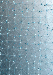 Blue Steel color Abstract color Low-Polygones Generative Art background illustration