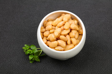 Baked white bean