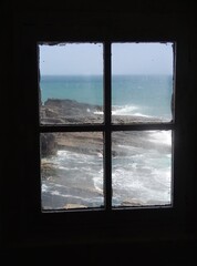 Fototapeta na wymiar Window Sea