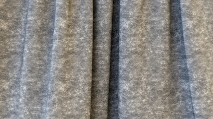 Curve concrete wall. Curved architecture. Modern design. Stone background. 3d rendering illustration. High resolution.