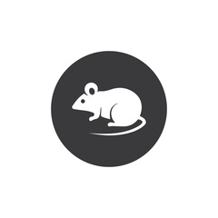 Mouse animal  logo icon vector