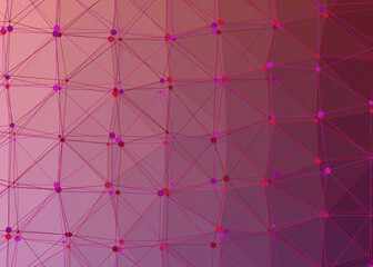 Violet Red color Abstract color Low-Polygones Generative Art background illustration