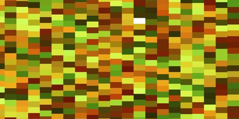 Light Green, Yellow vector pattern in square style. Colorful illustration with gradient rectangles and squares. Template for cellphones.