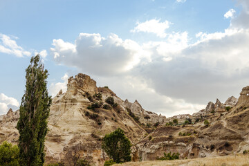 Fototapeta na wymiar Earth pyramids of Cappadocia