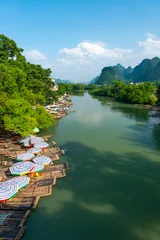 Peel and stick wall murals Guilin Yangshuo, China on the Li River