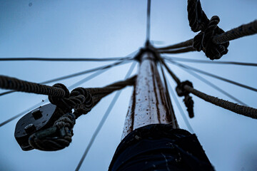 mast of a sailing ship