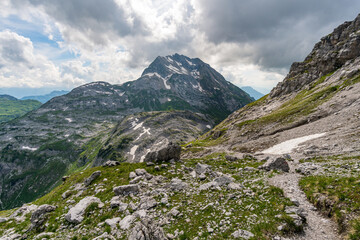 Fantastic hike in the Lechquellen Mountains in Vorarlberg Austria