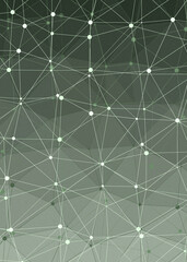 Turf Green color Abstract color Low-Polygones Generative Art background illustration