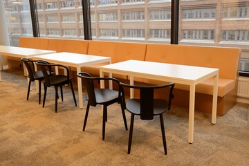 Interior of modern meeting room