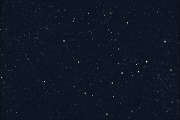 Starry night with stars background