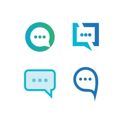 Speech bubble icon Logo