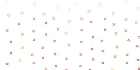 Light orange vector texture with disks.