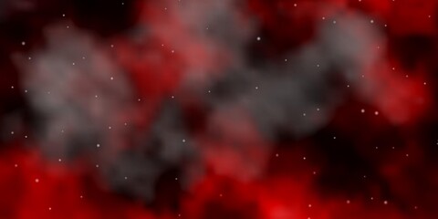 Dark Red vector template with neon stars. Colorful illustration in abstract style with gradient stars. Pattern for websites, landing pages.