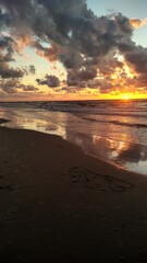 Plaża Karwia, zachód słońca © Patryk