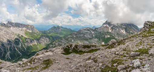 Fantastic hike in the Lechquellen Mountains in Vorarlberg Austria