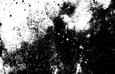 Rough black and white texture vector. Distressed overlay texture. Grunge background. Abstract textured effect. Vector Illustration. Black isolated on white background. EPS10