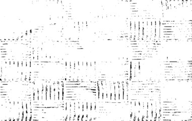 Rough texture. Broken plaster wall effect. Grunge worn damask pattern design. Distressed fabric texture. Overlay texture design. Vector illustration. Eps10.