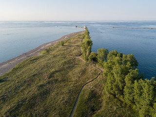 Mentor headlands beach, Mentor / Fairport Harbor, Lake Erie, East of Cleveland, Lake, Lighthouse, Lake beach, lake harbor