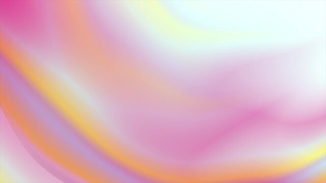 Smooth blurred shiny waves abstract pink motion art background. Seamless looping. Video animation Ultra HD 4K 3840x2160