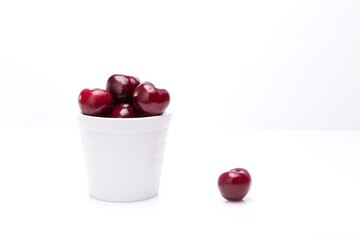 California cherry in jar