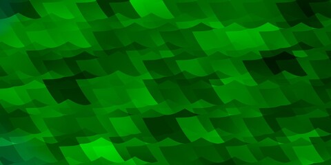 Light Green vector template in hexagonal style.