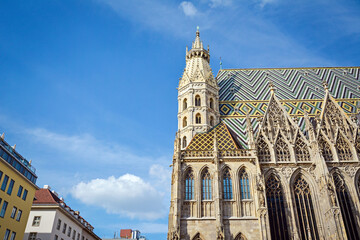 Fototapeta premium St. Stephen's Cathedral on July 27, 2018 in Vienna, Austria.