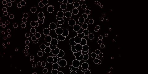 Dark Purple, Pink vector backdrop with dots. Abstract illustration with colorful spots in nature style. New template for a brand book.