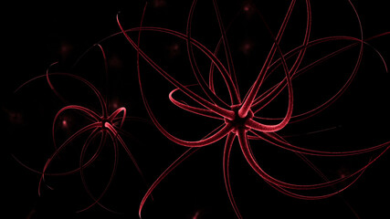 Journey through a network of neural cells inside the brain