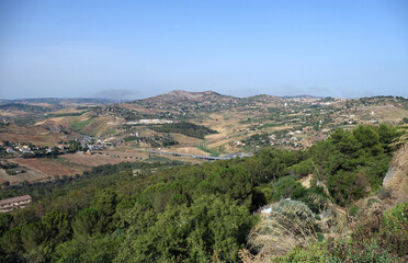 Fototapeta na wymiar View of Agrigento Countryside