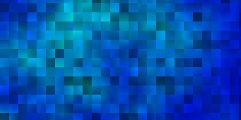 Light Blue, Yellow vector pattern in square style.