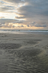 View of Calais beach at sunset
