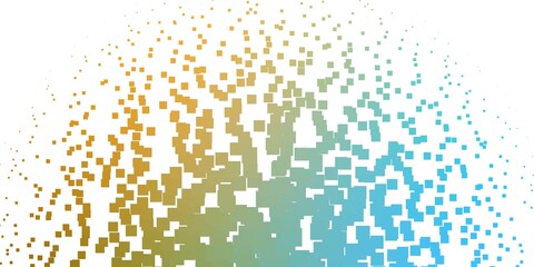 Light Blue, Green vector background in polygonal style. Abstract gradient illustration with rectangles. Pattern for commercials, ads.