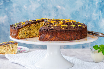 Orange and poppy seed cake