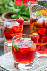 Traditional Pimms cocktail