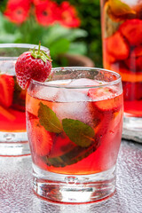 Traditional Pimms cocktail