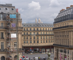 Fototapeta na wymiar Paris, France - 06 19 2020: View outside Paris Opera Garnier