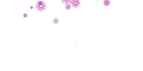 Light Blue, Red vector background with random forms.