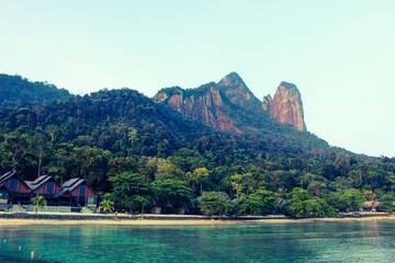 tropical island in thailand