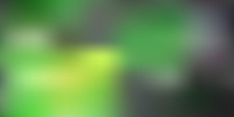 Dark blue, green vector blurred pattern.