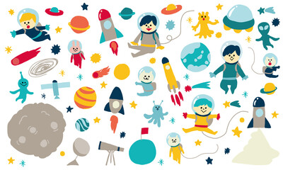 ゆるカワ宇宙素材 © necomammma