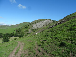 Fototapeta premium mountain landscape with blue sky