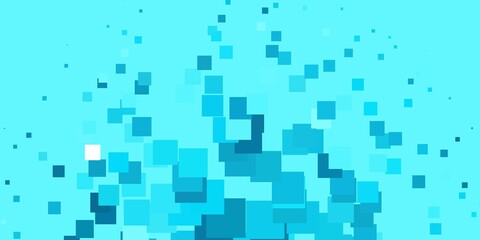 Light BLUE vector texture in rectangular style. Rectangles with colorful gradient on abstract background. Pattern for websites, landing pages.