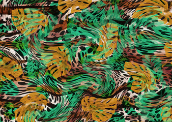 abstract exotic leopard skin texture