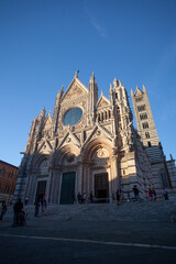 Fototapeta na wymiar Siena cathedral of Saint Mary of the Assumption