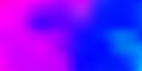 Light pink, blue vector gradient blur template.