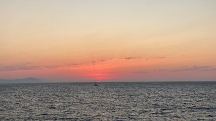 Obraz premium sunset over the sea