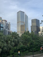 Obraz premium Gratte-ciels à Hong Kong