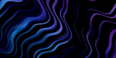 Dark Pink, Blue vector backdrop with bent lines. Brand new colorful illustration with bent lines. Best design for your ad, poster, banner.