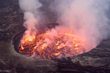 Volcan Nyiragongo, Rift Valley, R.D. Congo 